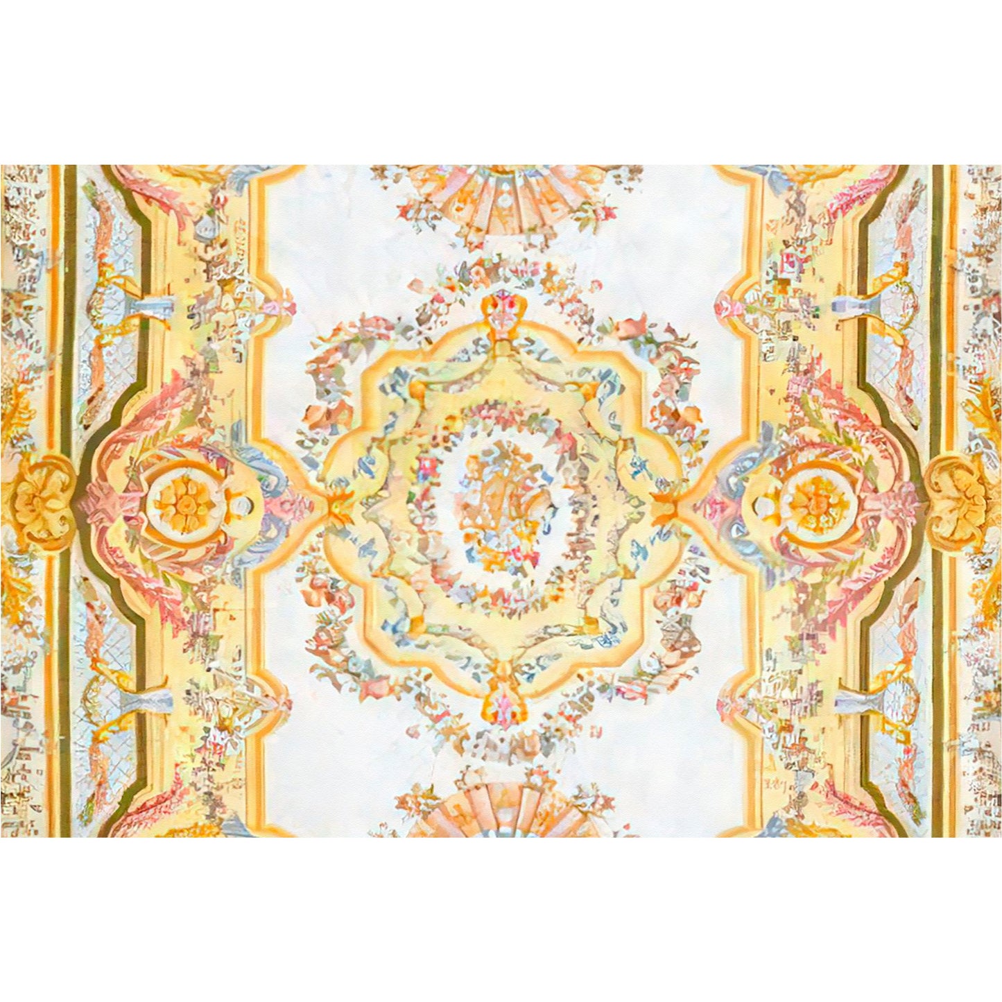 RENAISSANCE SAVONNERIE S-124 IVORY / GREY 12' X 18'1"