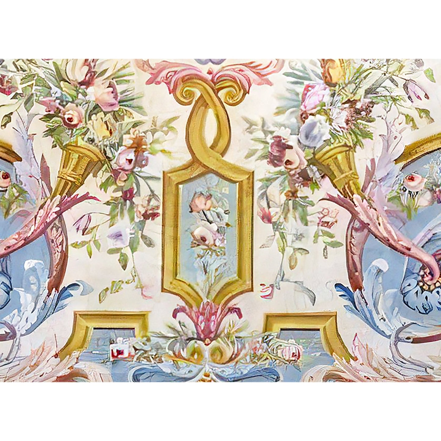 RENAISSANCE SAVONNERIE S-153 IVORY / BLUE 14'1" X 21'10"