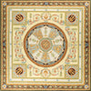 RENAISSANCE SAVONNERIE S-82- GREEN 12'8" X 12'8"