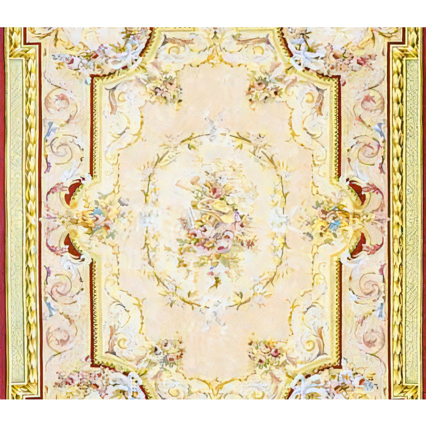 RENAISSANCE SAVONNERIE S-03- CREAM / IVORY 11'5" X 16'6"