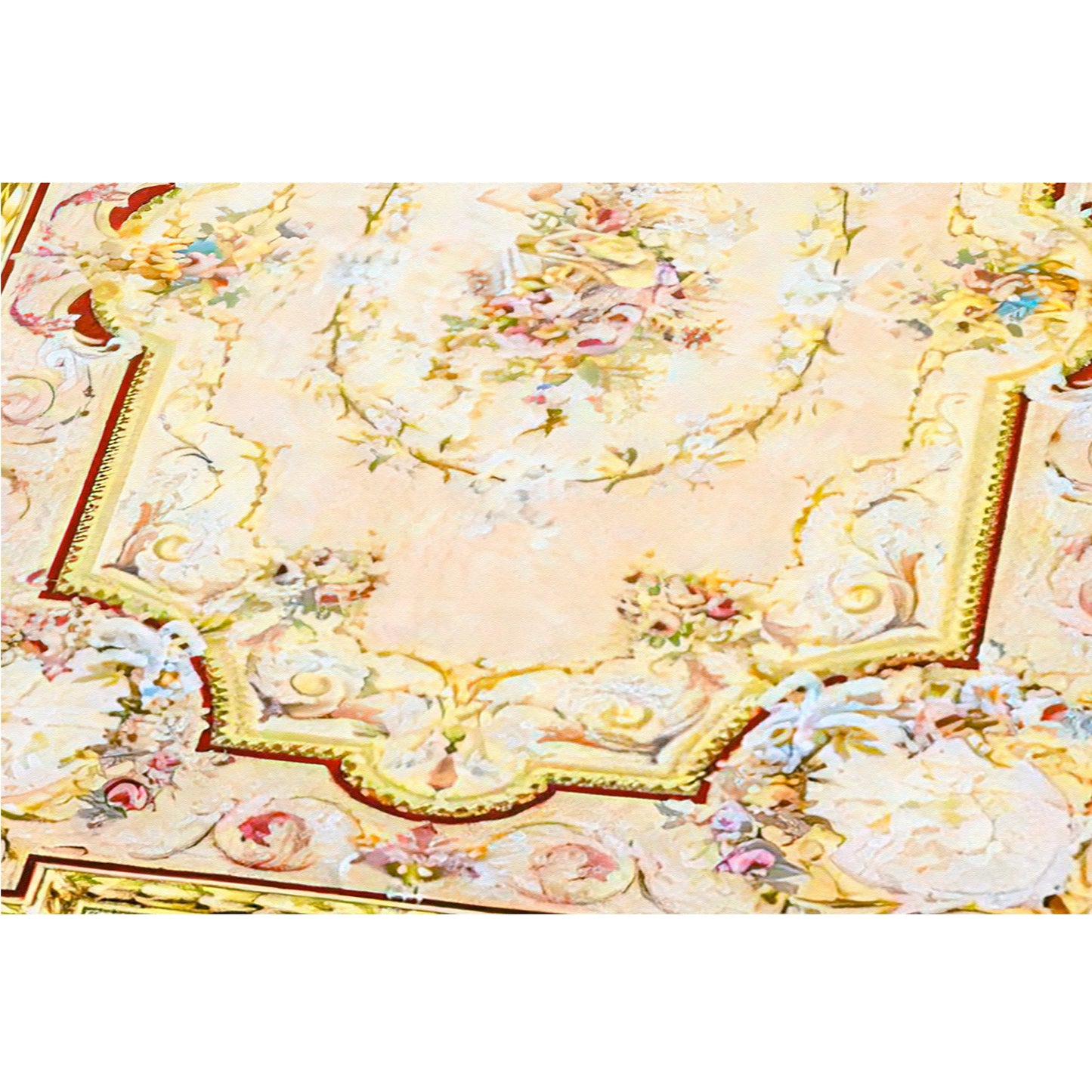 RENAISSANCE SAVONNERIE S-03- CREAM / IVORY 11'5" X 16'6"