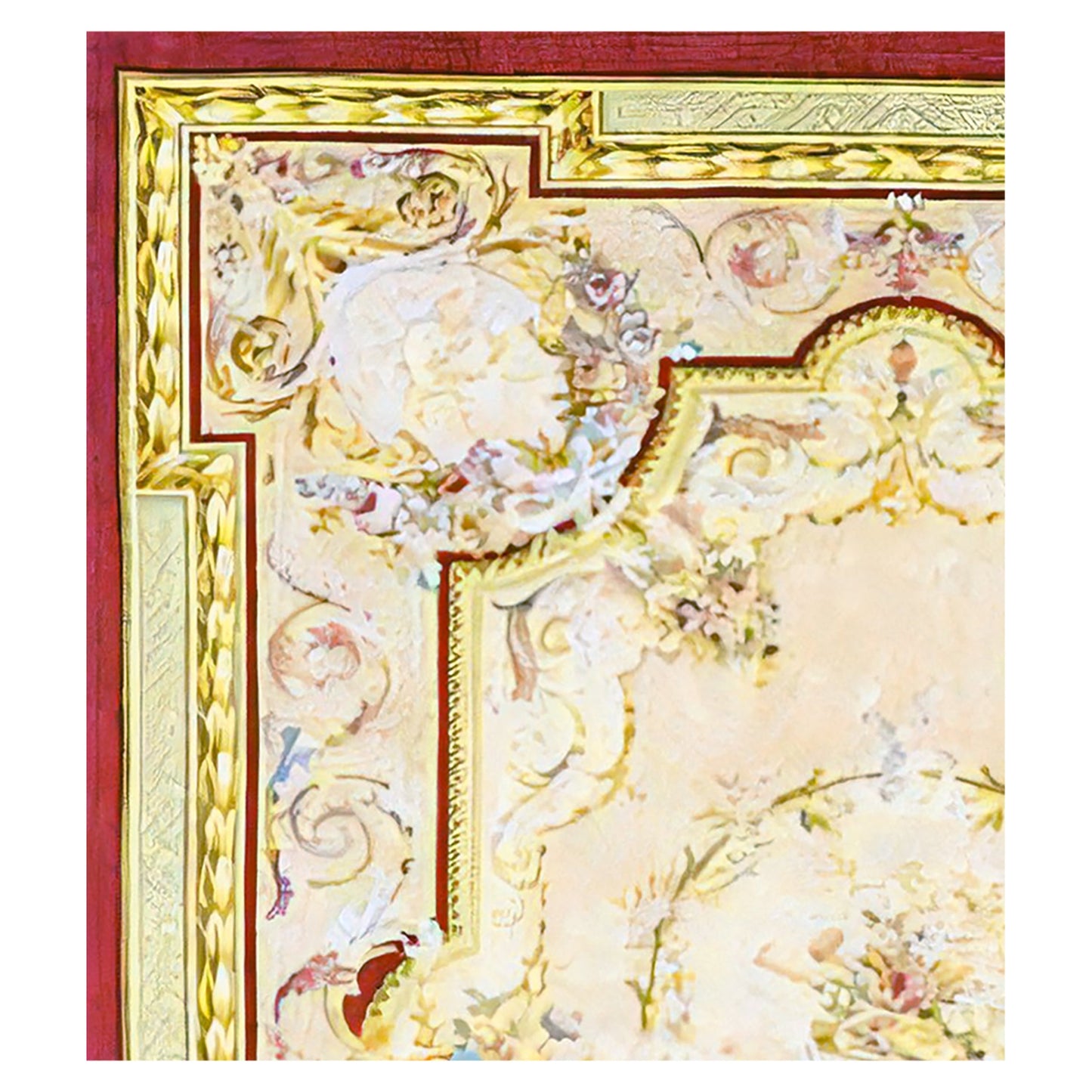 RENAISSANCE SAVONNERIE S-03- CREAM / IVORY 11'5" X 16'6"