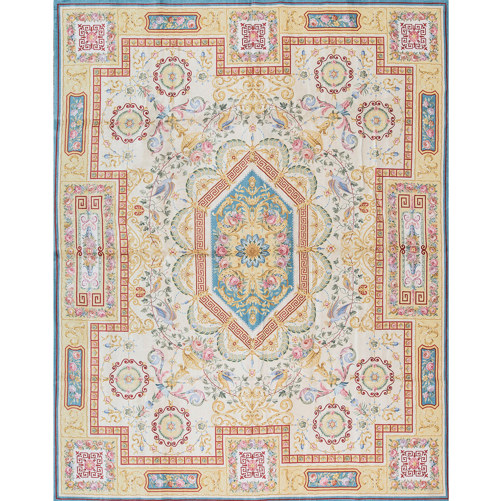RENAISSANCE SAVONNERIE S-116 IVORY / GOLD 11'10" X 15'