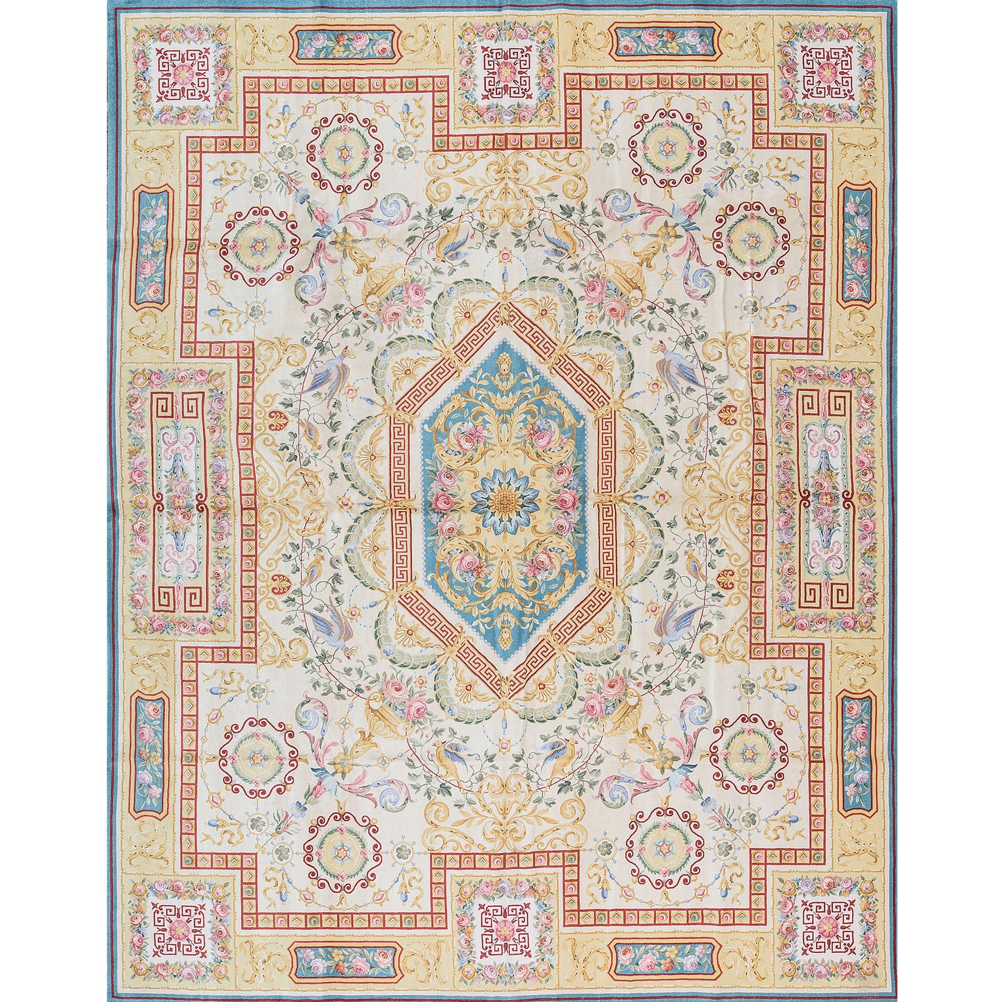 RENAISSANCE SAVONNERIE S-116 IVORY / GOLD 11'10" X 15'