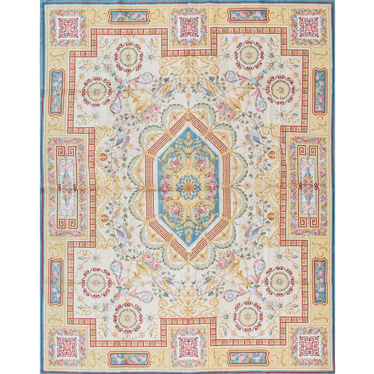 RENAISSANCE SAVONNERIE S-116 IVORY / GOLD 11'10" X 15'