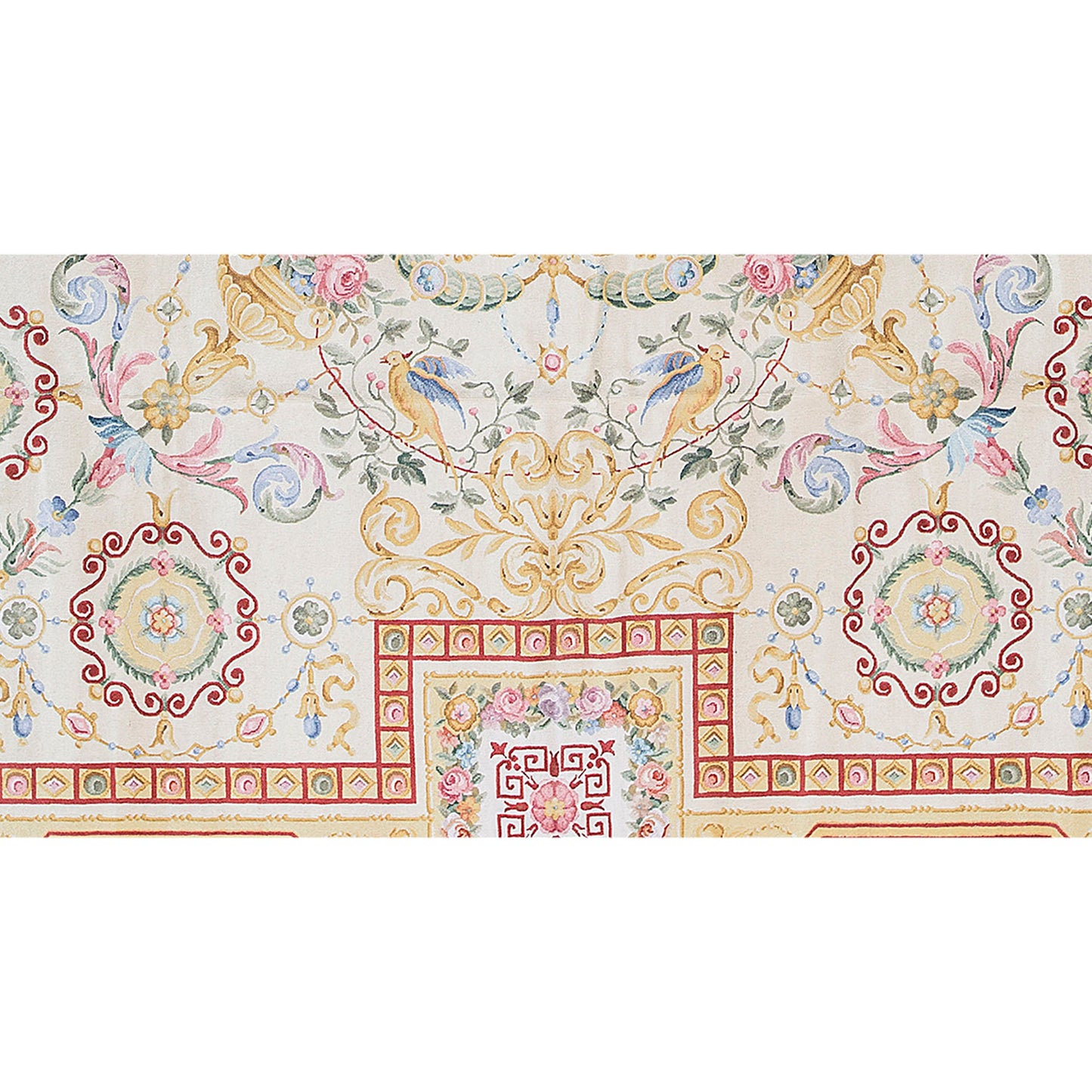 RENAISSANCE SAVONNERIE S-116 IVORY / GOLD 11'10" X 15'