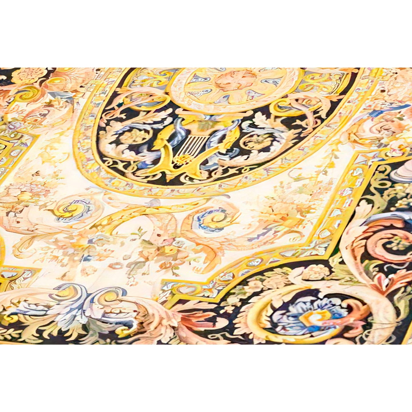 RENAISSANCE SAVONNERIE S-25- BROWN / BROWN 13'11" X 21'9"