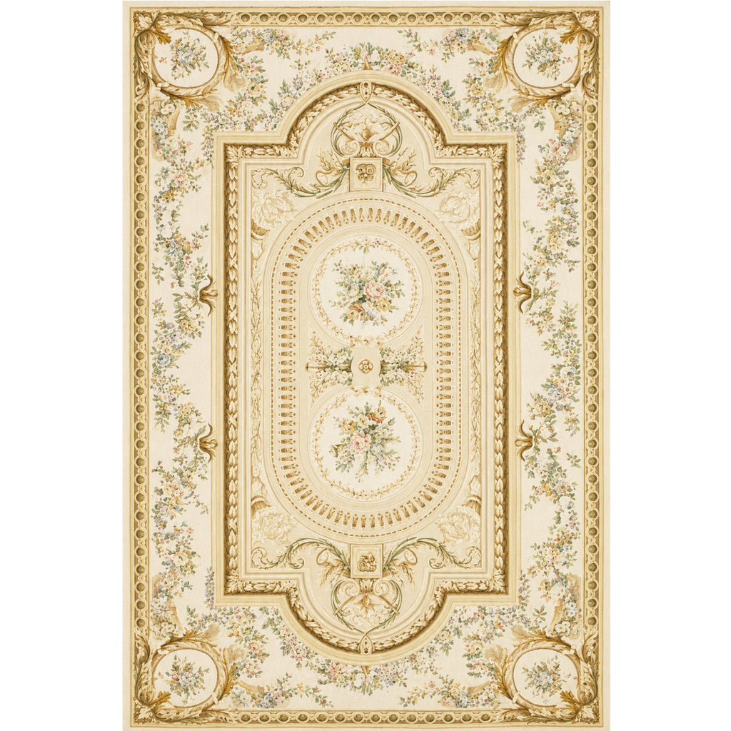 RENAISSANCE SAVONNERIE S-151 IVORY / IVORY 11'3" X 16'2"