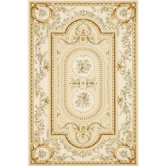 RENAISSANCE SAVONNERIE S-151 IVORY / IVORY 11'3" X 16'2"