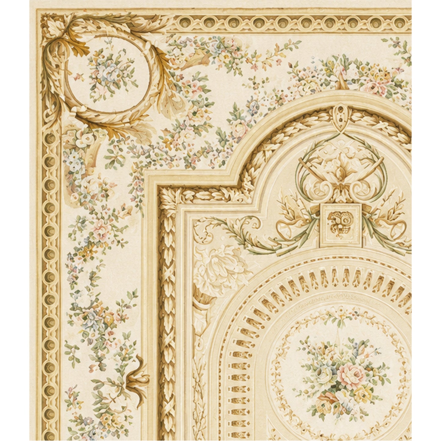 RENAISSANCE SAVONNERIE S-151 IVORY / IVORY 11'3" X 16'2"