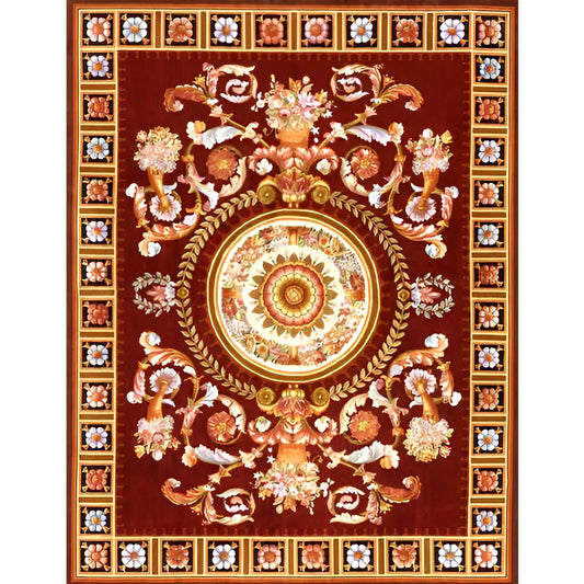 RENAISSANCE SAVONNERIE S131R RED / GOLD 12'1" X 15'7"