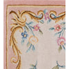 RENAISSANCE SAVONNERIE S95-- IVORY / PINK 2'4" X 4'9"