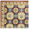 RENAISSANCE SAVONNERIE SS60- RED / IVORY 12'3" X 15'