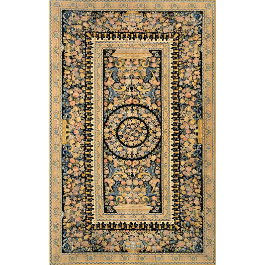 RENAISSANCE SAVONNERIE S-20- MULTI / BROWN 13'3" X 20'4"