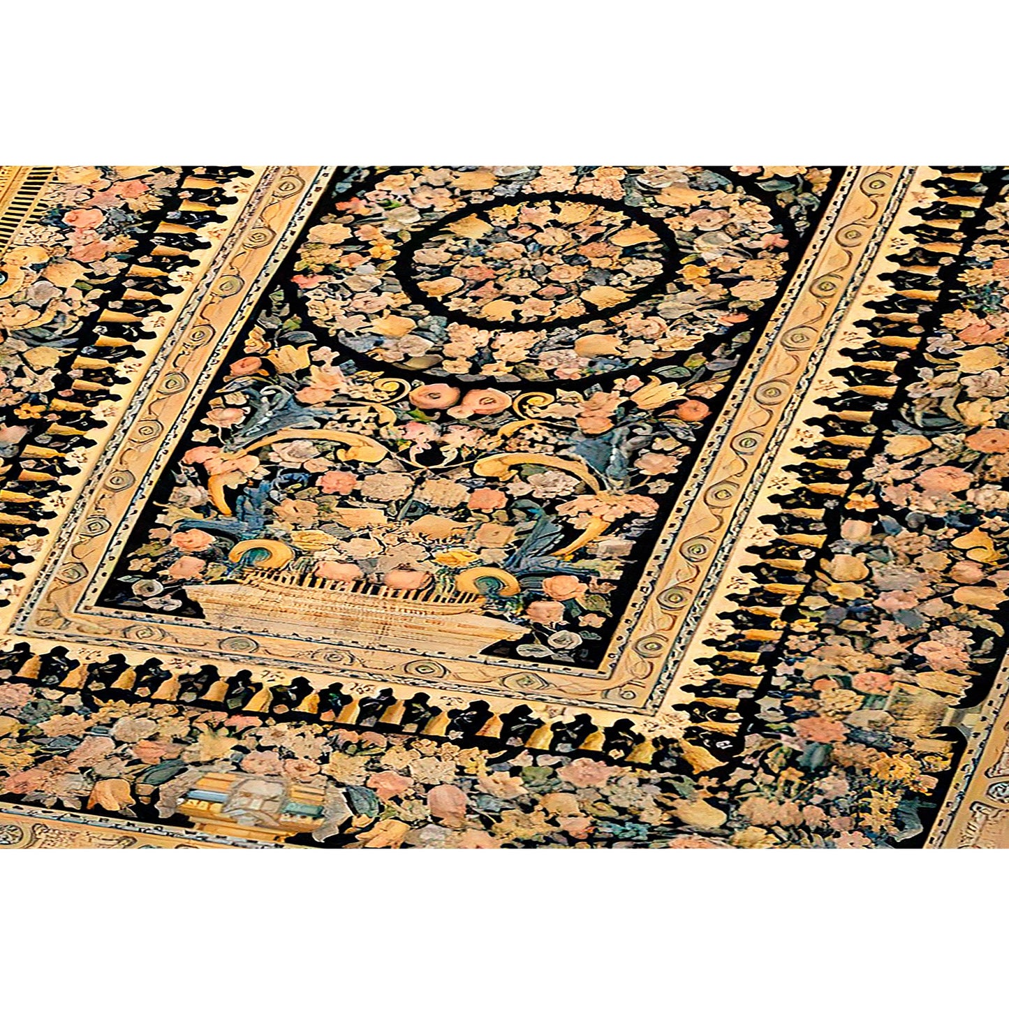 RENAISSANCE SAVONNERIE S-20- MULTI / BROWN 13'3" X 20'4"