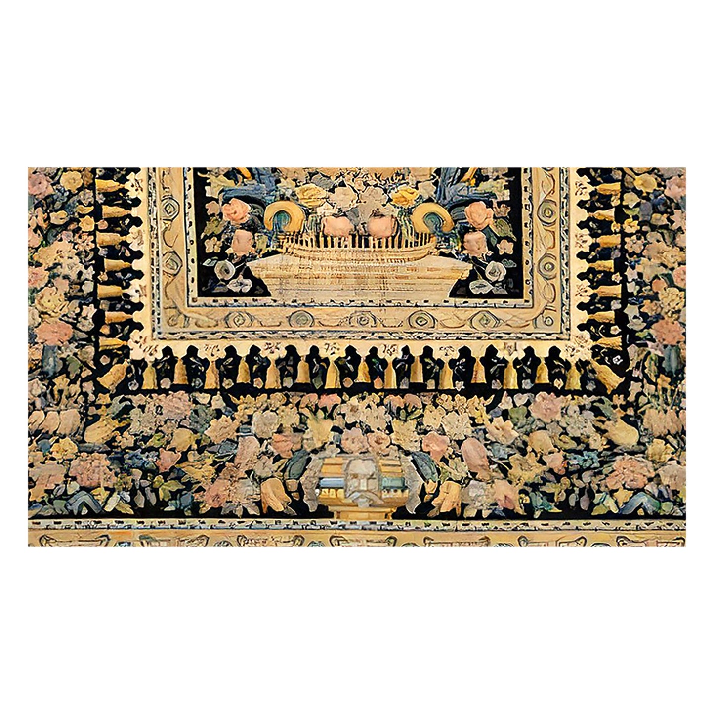RENAISSANCE SAVONNERIE S-20- MULTI / BROWN 13'3" X 20'4"