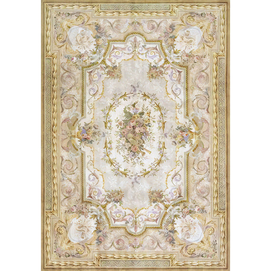 RENAISSANCE SAVONNERIE S-03I IVORY / LIGHT GREEN 11'6" X 16'6"