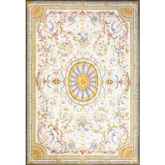 RENAISSANCE SAVONNERIE S-165 IVORY / GOLD 11' X 16'1"