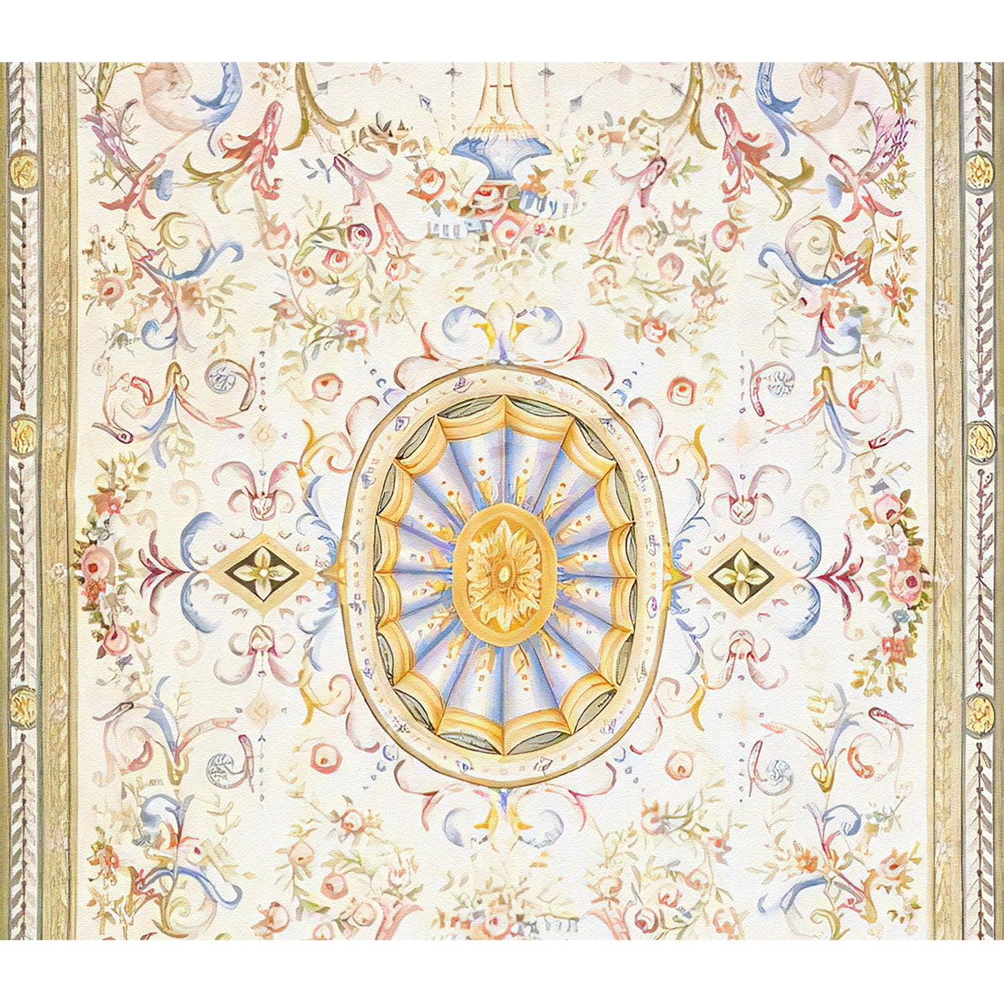 RENAISSANCE SAVONNERIE S-165 IVORY / GOLD 11' X 16'1"