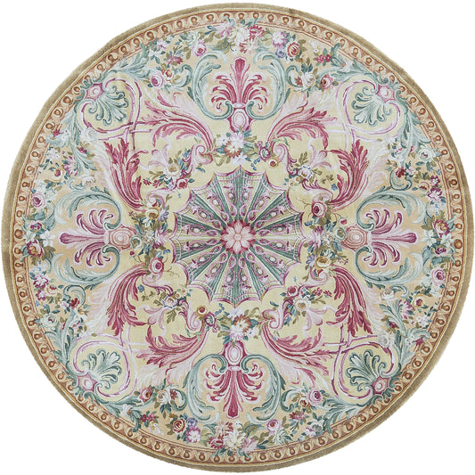 RENAISSANCE SAVONNERIE S162G GOLD / MULTI  8'1" X 8'1"