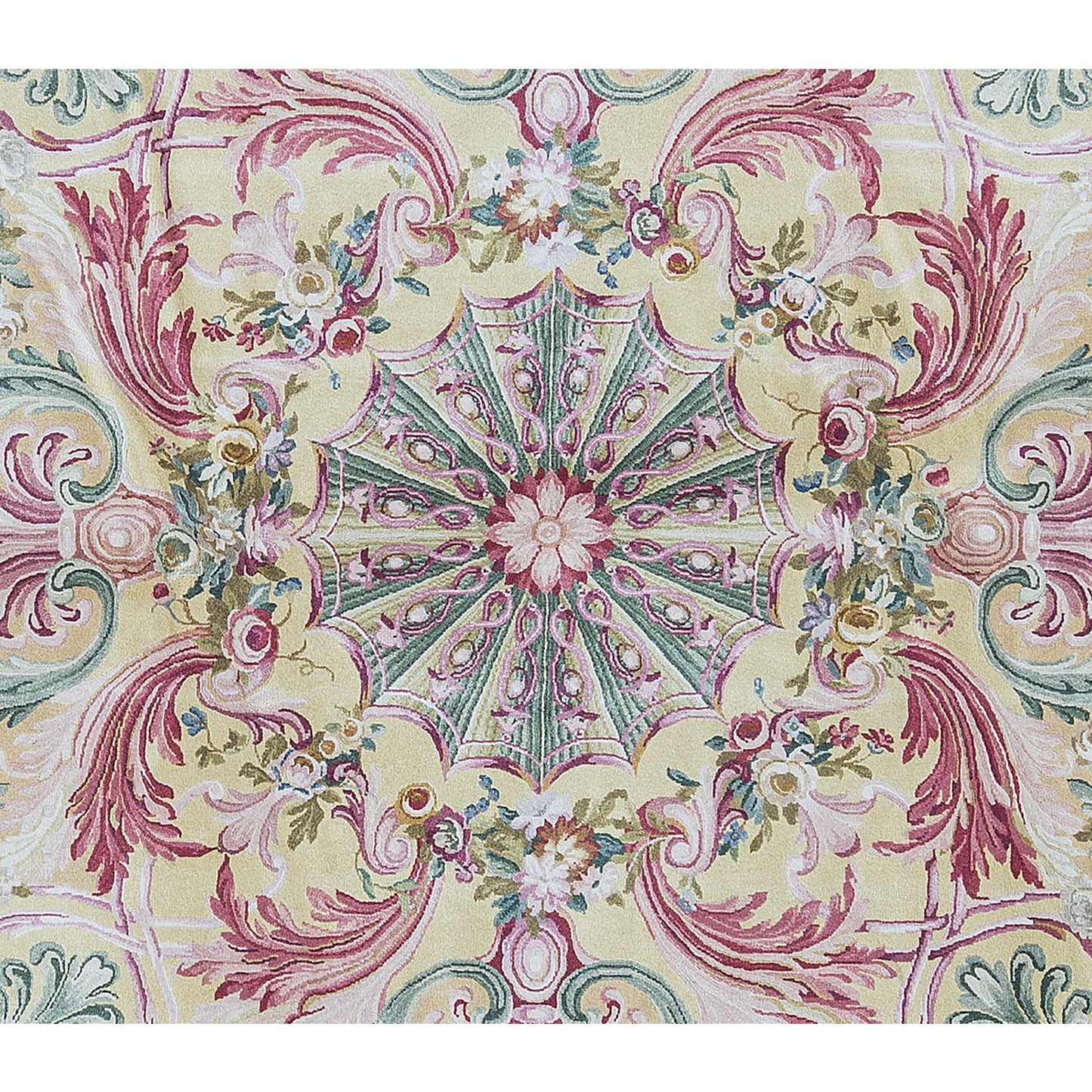 RENAISSANCE SAVONNERIE S162G GOLD / MULTI  8'1" X 8'1"