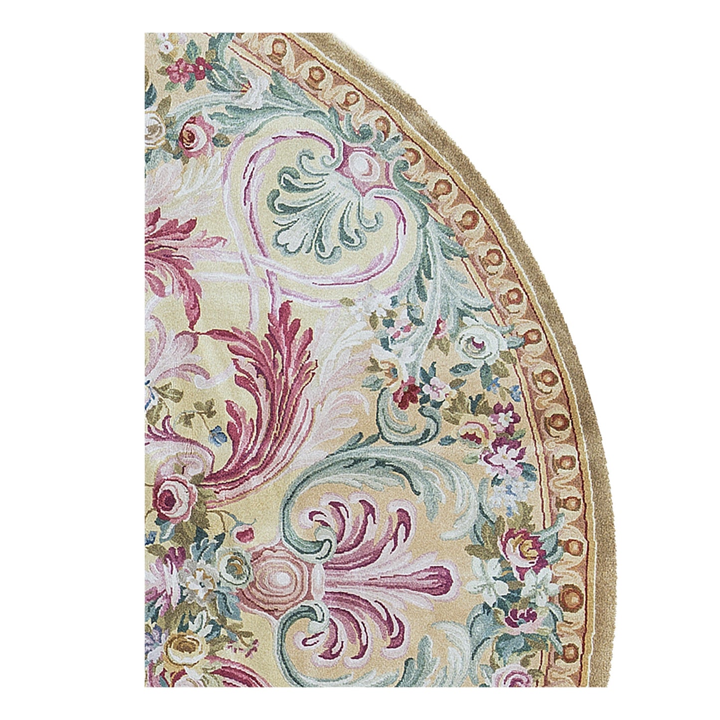 RENAISSANCE SAVONNERIE S162G GOLD / MULTI  8'1" X 8'1"