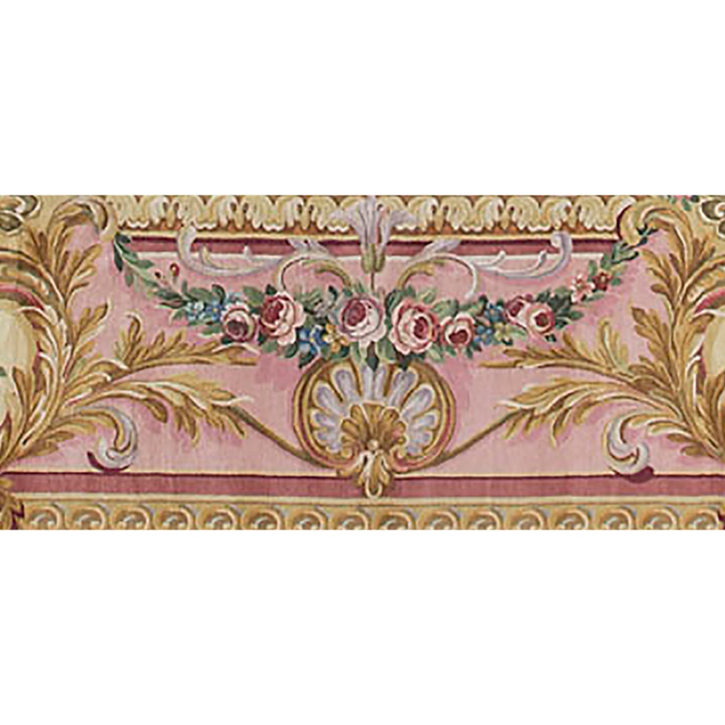 RENAISSANCE SAVONNERIE S-210 BEIGE / PLUM 15' X 17'1"