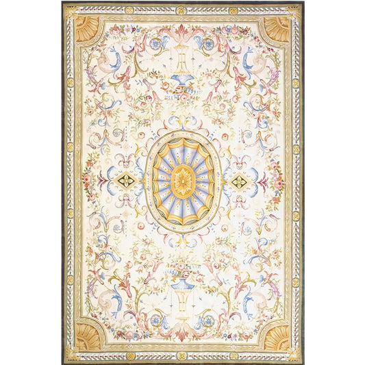 RENAISSANCE SAVONNERIE S-165 IVORY / IVORY 12'1" X 18'1"