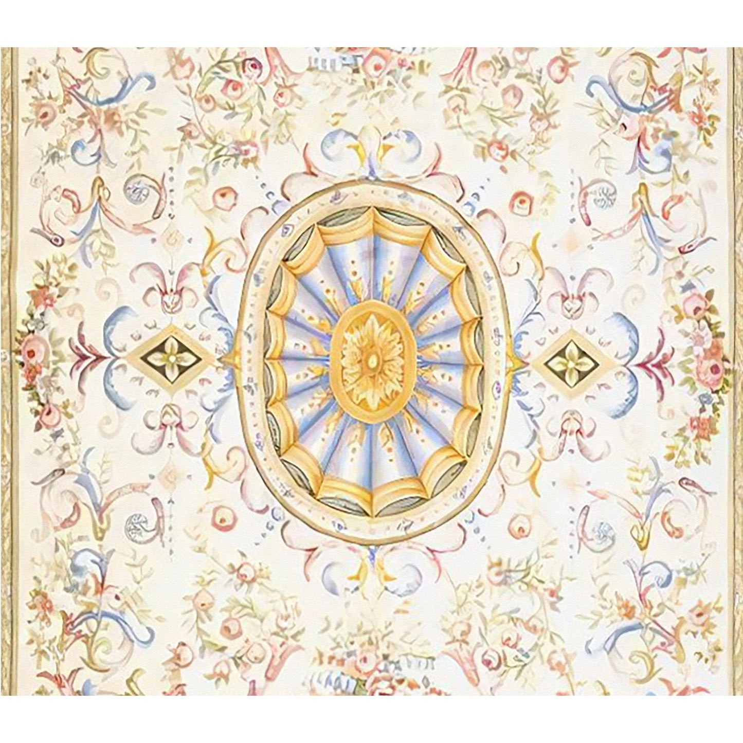 RENAISSANCE SAVONNERIE S-165 IVORY / IVORY 12'1" X 18'1"