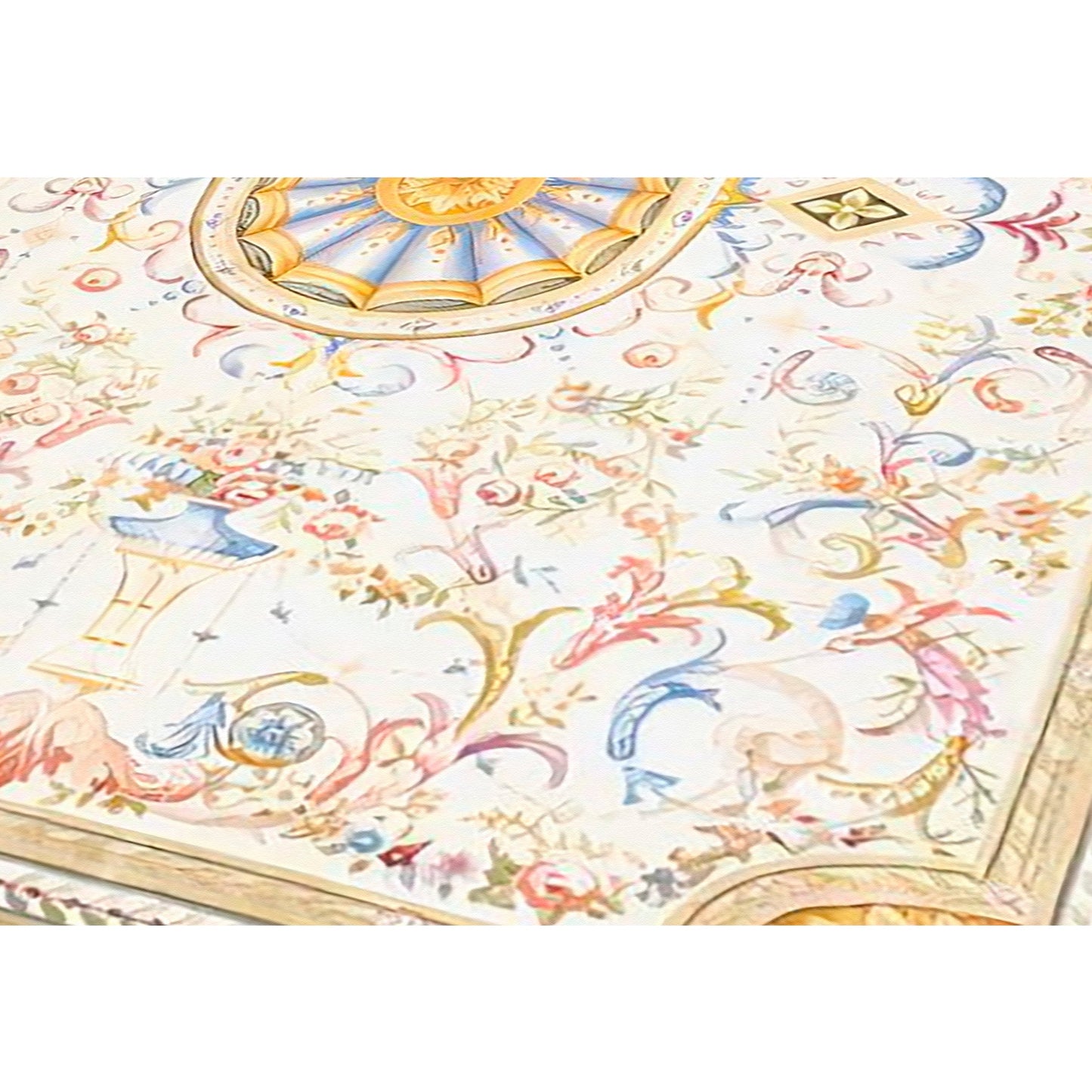 RENAISSANCE SAVONNERIE S-165 IVORY / IVORY 12'1" X 18'1"