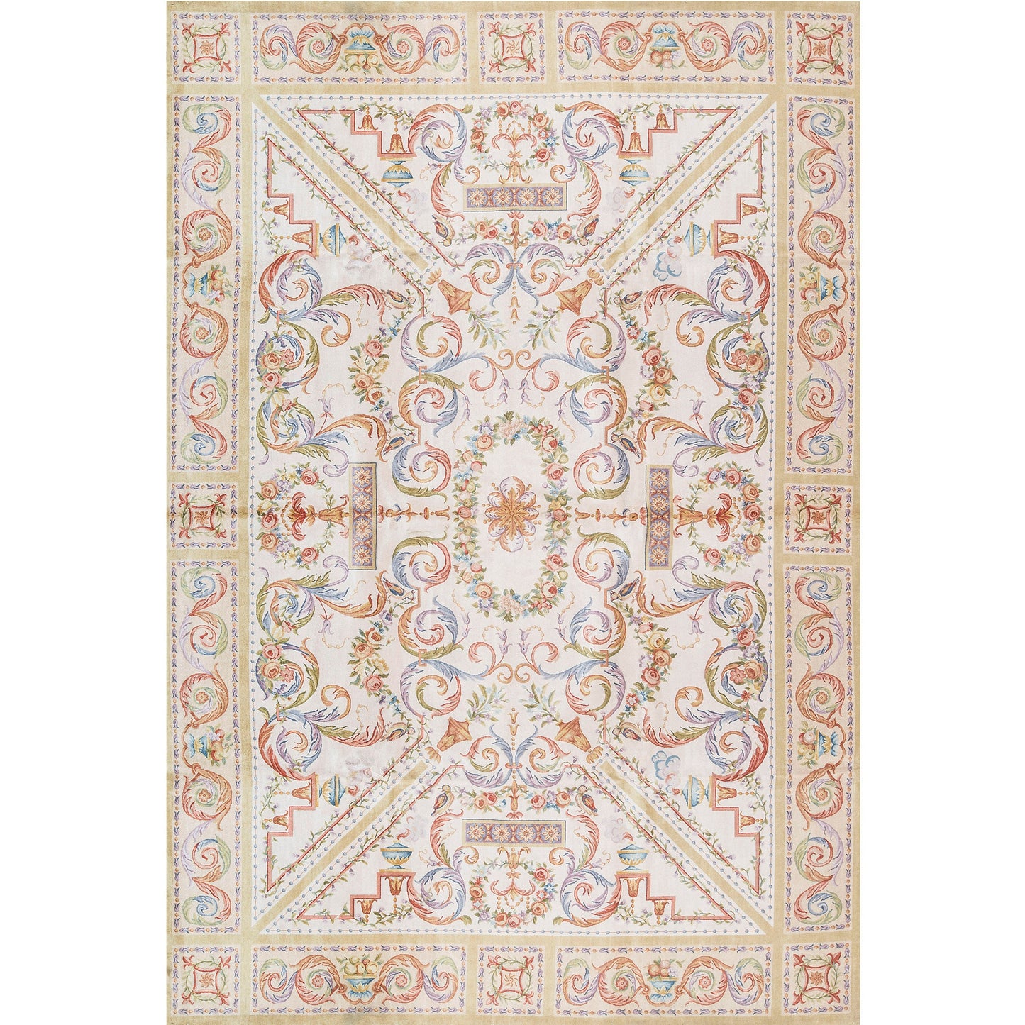 RENAISSANCE SAVONNERIE S-156 IVORY / BEIGE 11' X 16'1"