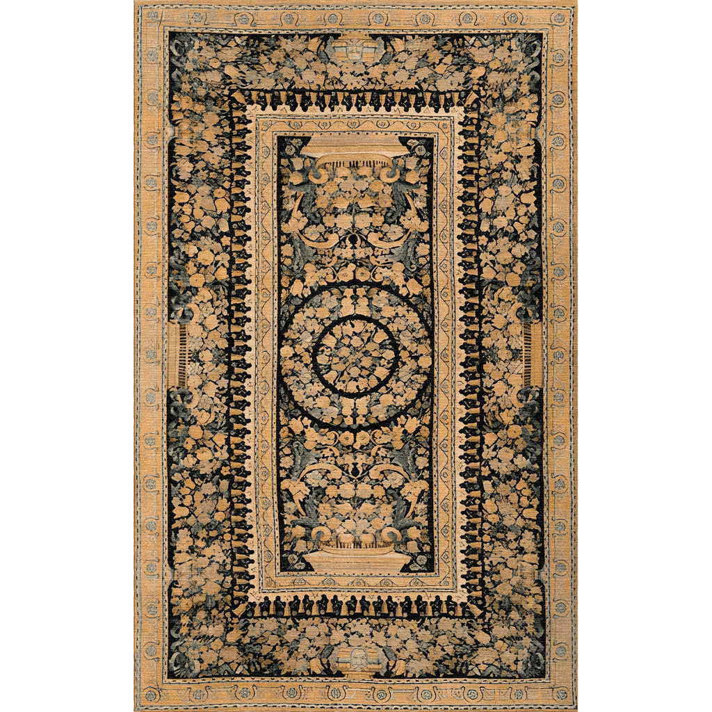RENAISSANCE SAVONNERIE S-20- GOLD / BROWN 14'5" X 24'3"