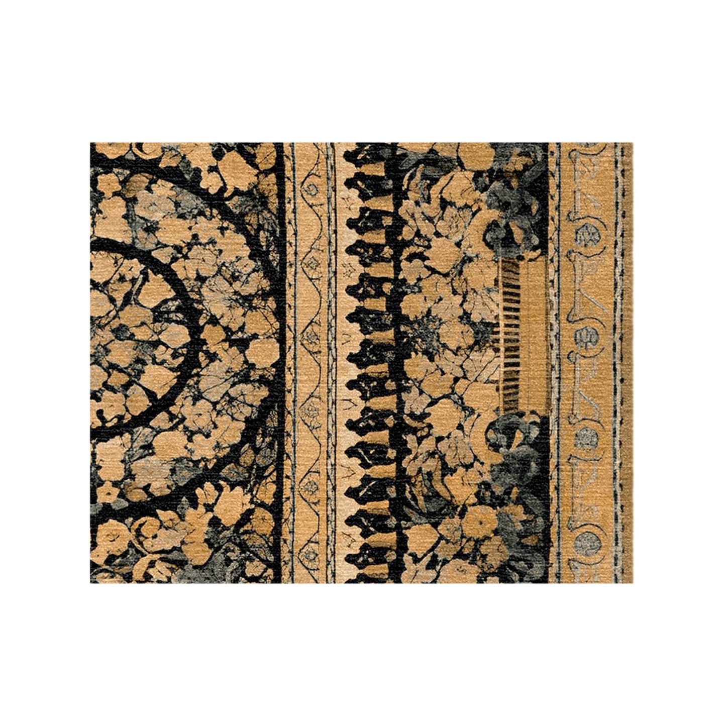 RENAISSANCE SAVONNERIE S-20- GOLD / BROWN 14'5" X 24'3"
