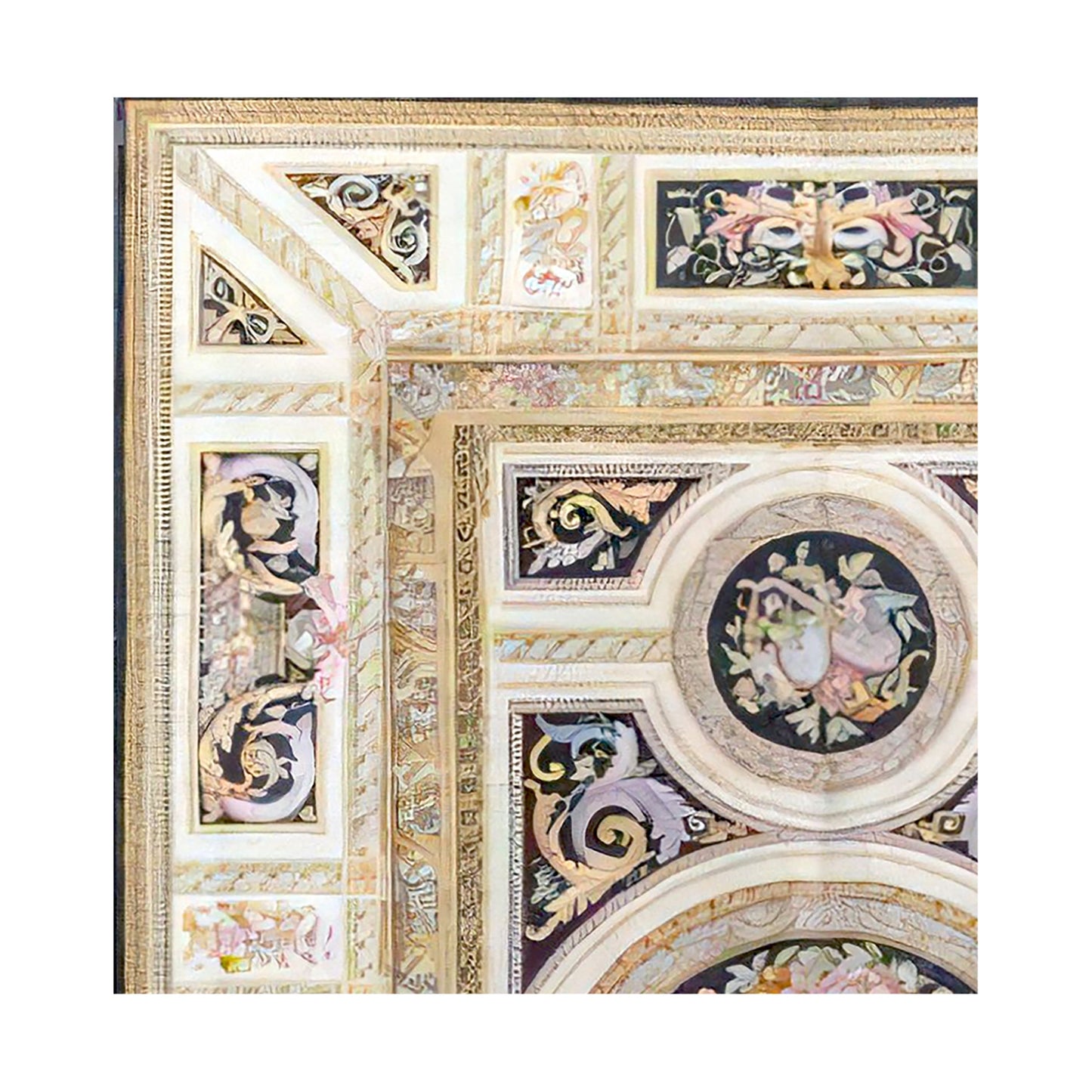 RENAISSANCE SAVONNERIE S196B IVORY / BLACK 11'8" X 18'5"