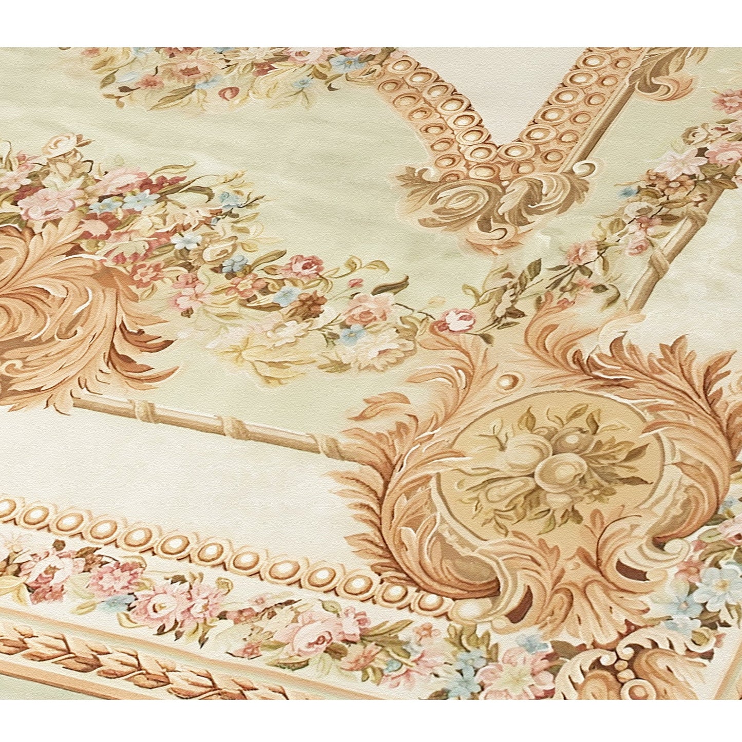 RENAISSANCE SAVONNERIE S-292 GREEN / IVORY 11' X 16'1"