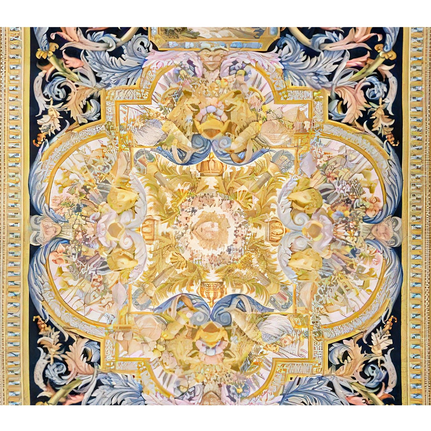 RENAISSANCE SAVONNERIE S-155 IVORY / MULTI 12' X 18'1"