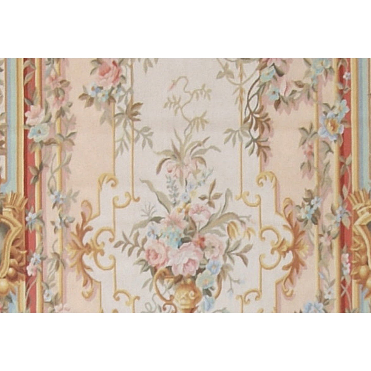 RENAISSANCE TAPESTRY 22 2358 BEIGE / GREEN 3'4" X 7'11"