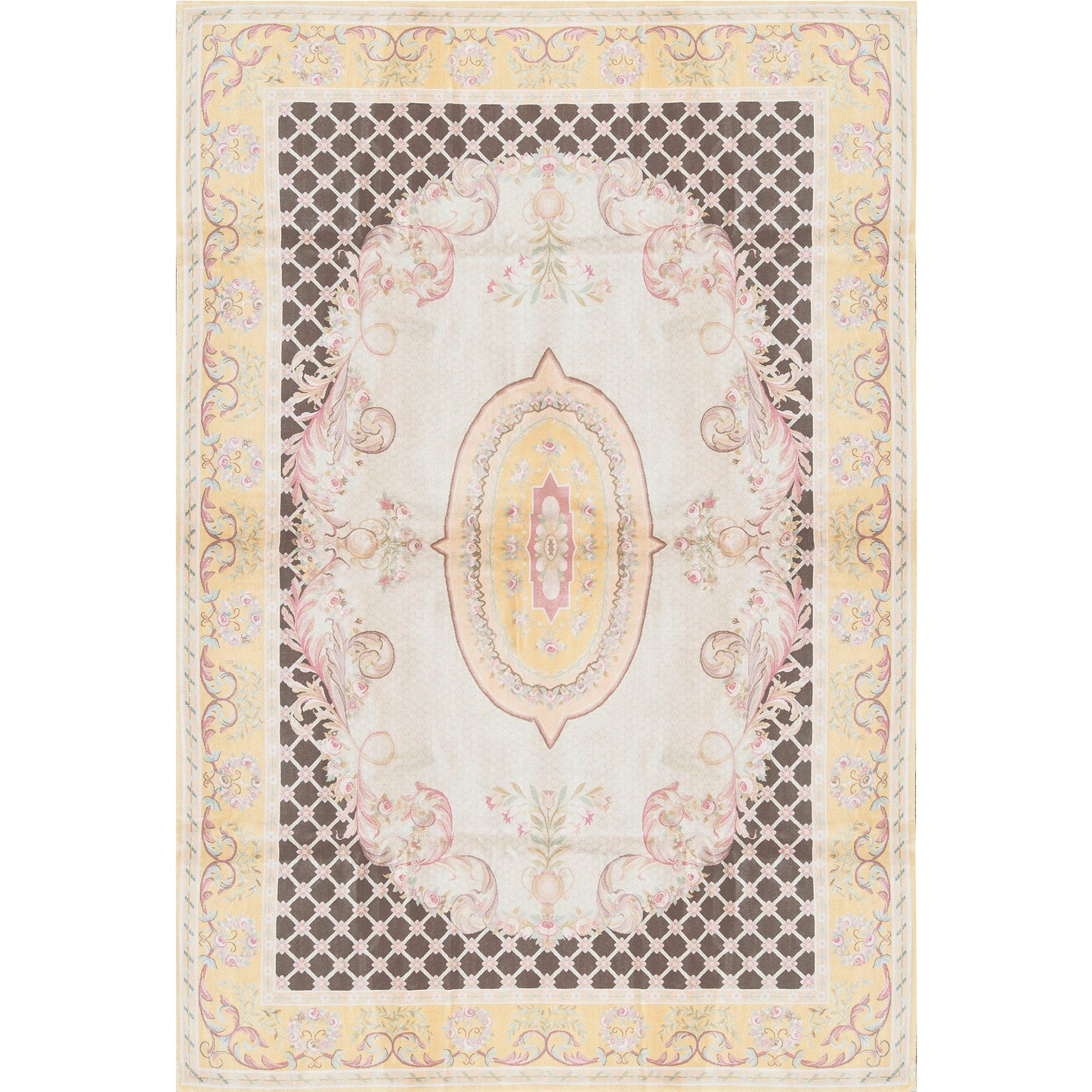 RENAISSANCE SAVONNERIE S-143 IVORY / GOLD 11' X 16'