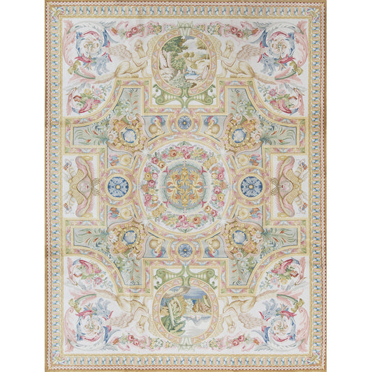 RENAISSANCE SAVONNERIE S179I CREAM / IVORY 9' X 12'