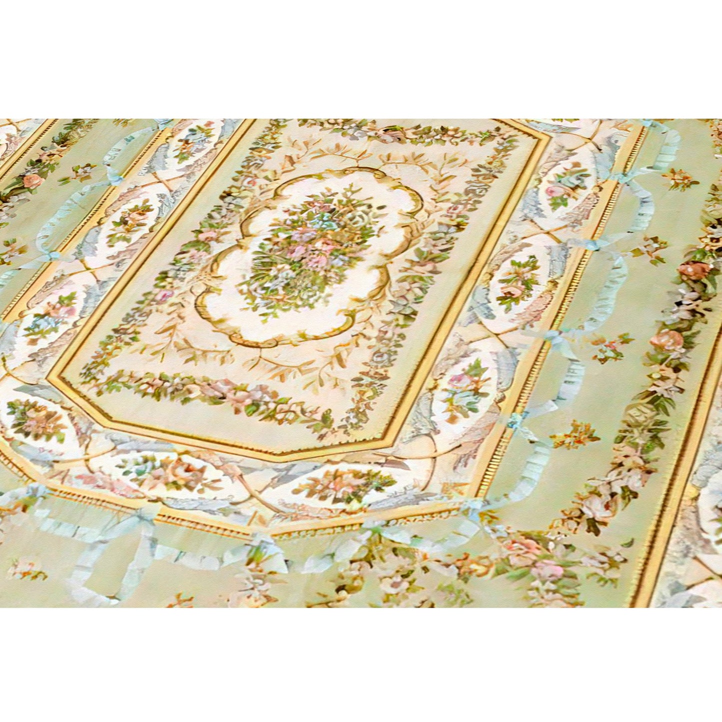 RENAISSANCE SAVONNERIE S127G GREEN 13'11" X 20'1"