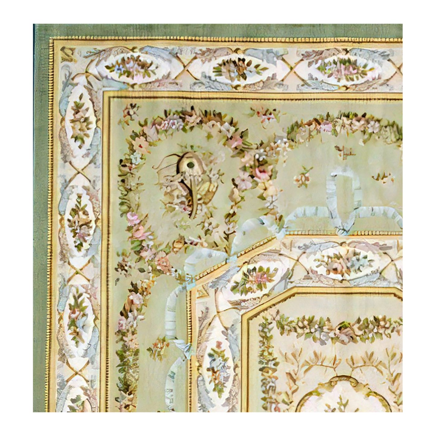 RENAISSANCE SAVONNERIE S127G GREEN 13'11" X 20'1"
