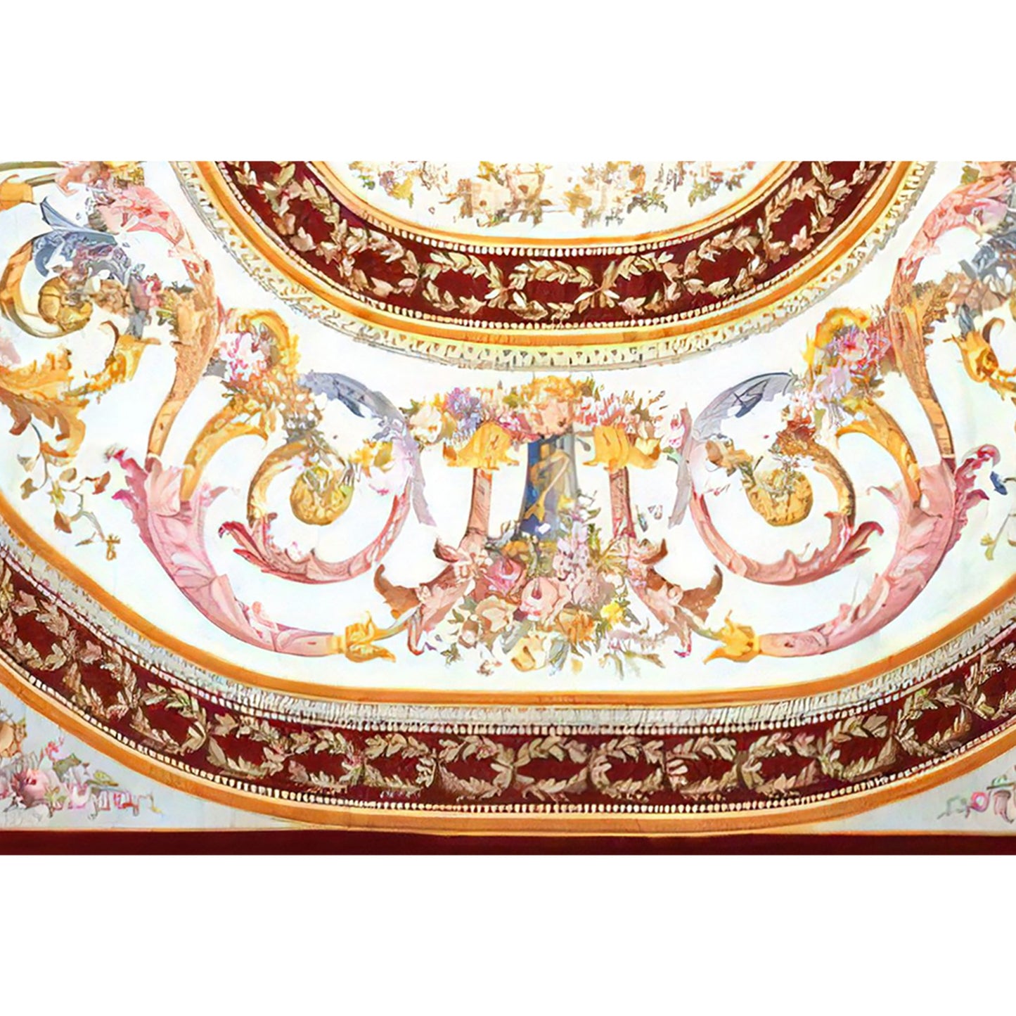 RENAISSANCE SAVONNERIE S121R RED / IVORY 18' X 22'