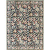 RENAISSANCE SAVONNERIE S175B BLACK, MULTI 9' X 12'1"