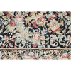 RENAISSANCE SAVONNERIE S175B BLACK, MULTI 9' X 12'1"