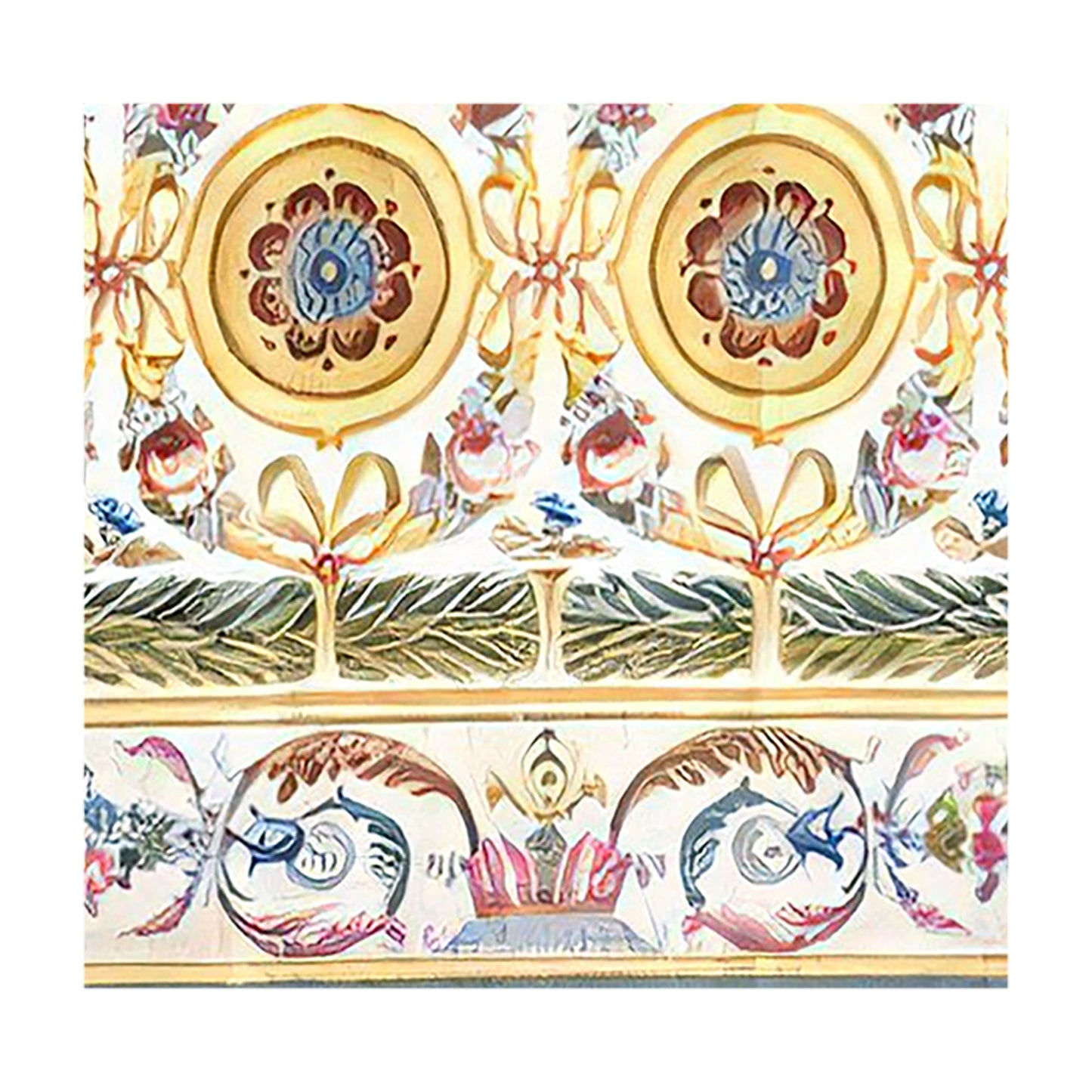 RENAISSANCE SAVONNERIE S-187 IVORY / GREEN 11'11" X 18'