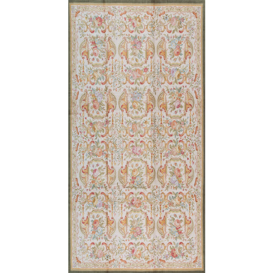 RENAISSANCE SAVONNERIE S138I IVORY / GREEN 10' X 20'