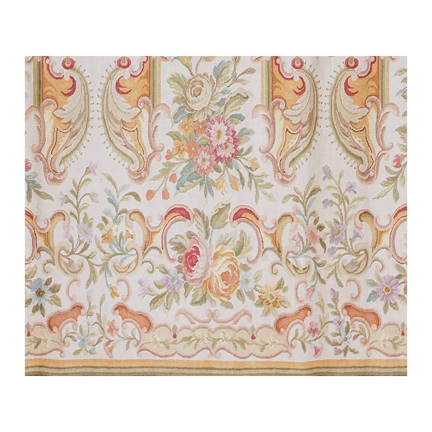 RENAISSANCE SAVONNERIE S138I IVORY / GREEN 10' X 20'