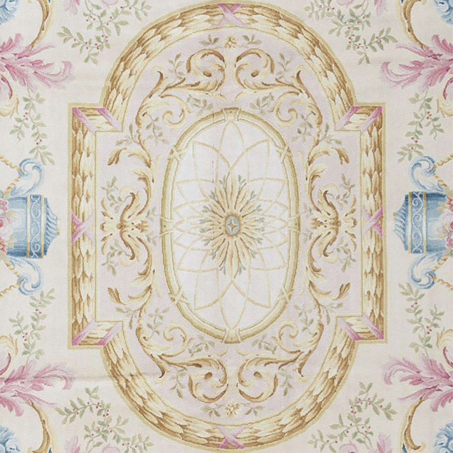 RENAISSANCE SAVONNERIE S-11R ROSE / IVORY 7'11" X 10'