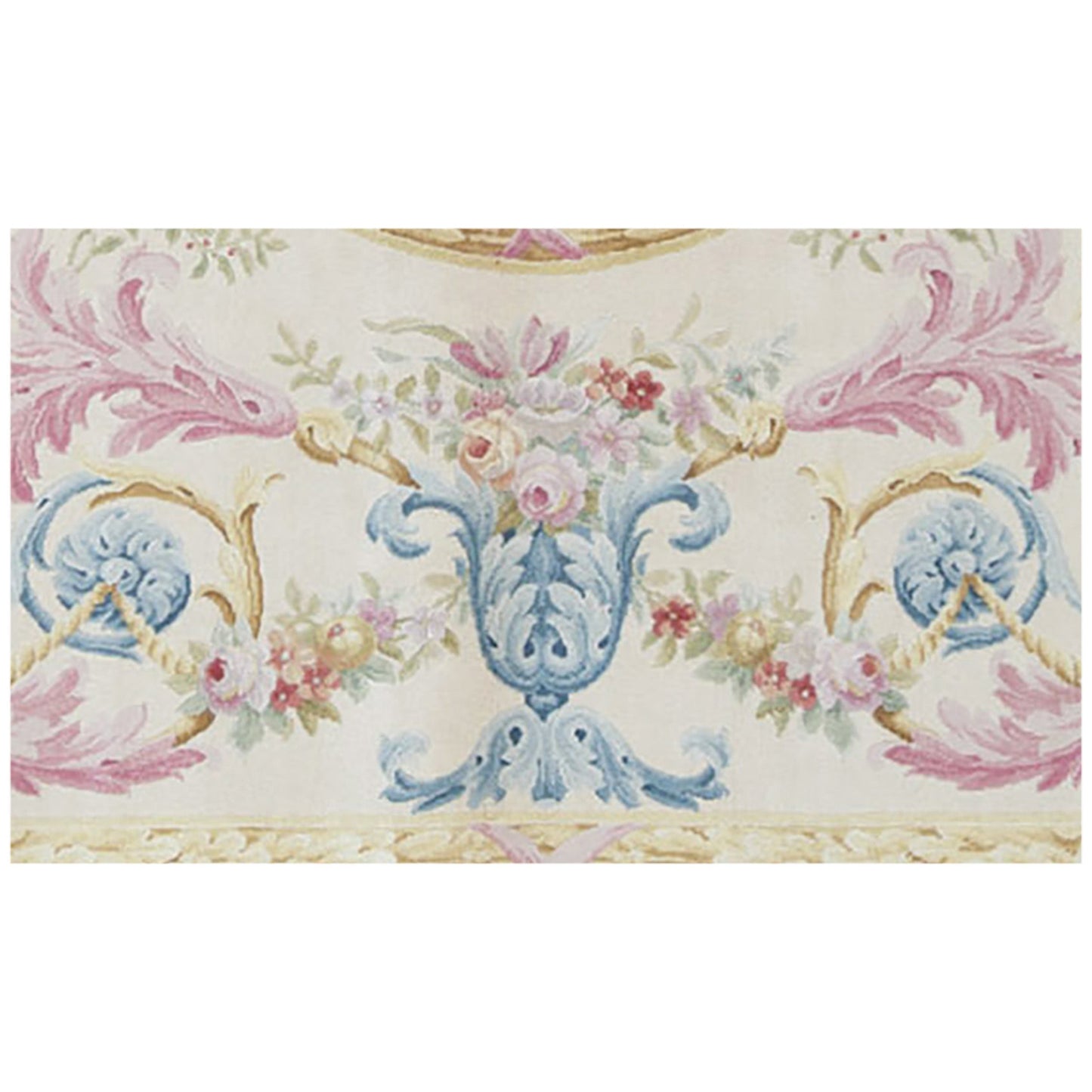 RENAISSANCE SAVONNERIE S-11R ROSE / IVORY 7'11" X 10'