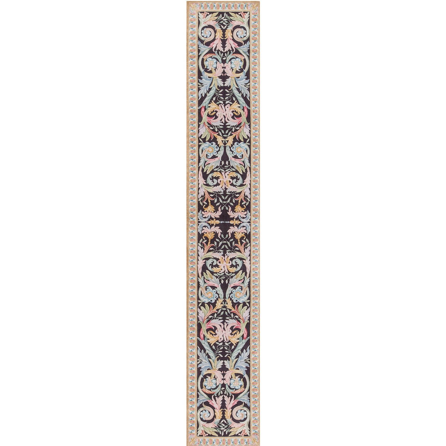 RENAISSANCE SAVONNERIE S179O BROWN / GOLD 2'10" X 18'